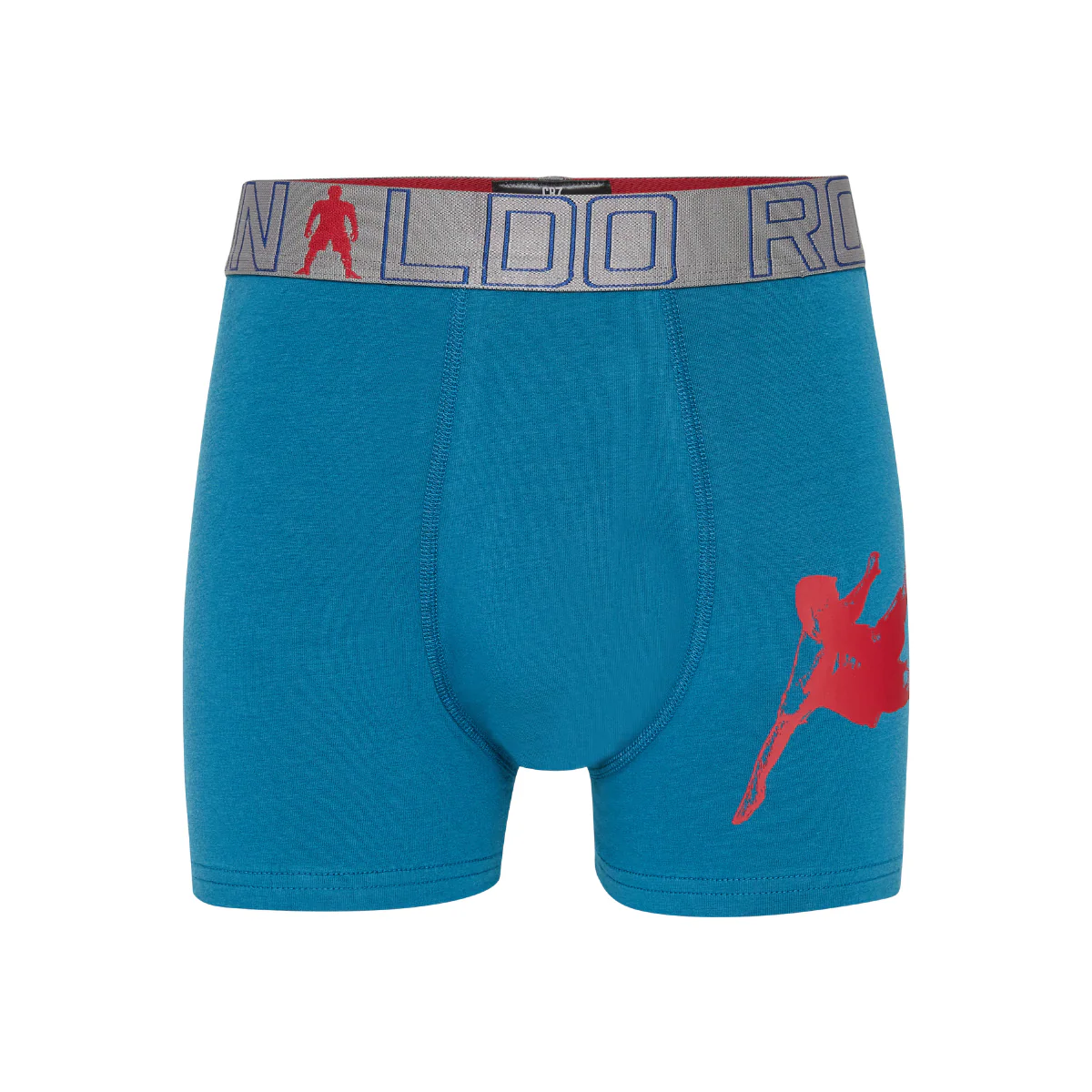 CR7 Boy's Travel Bag, Value 5-Pack Cotton Blend Trunks - Image 3
