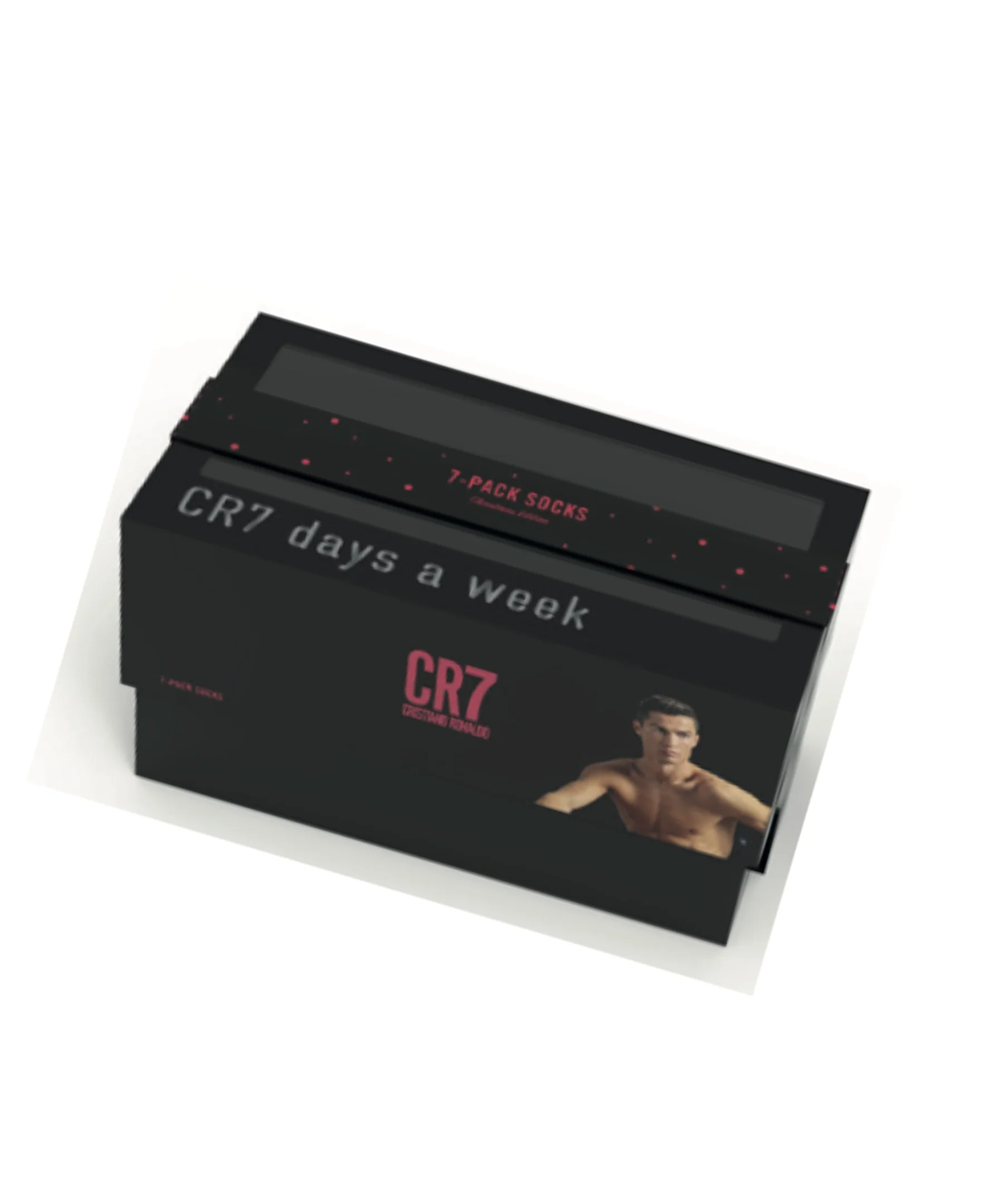 CR7 Days a Week, Men's Cotton Blend 7-Pack Socks - Image 14