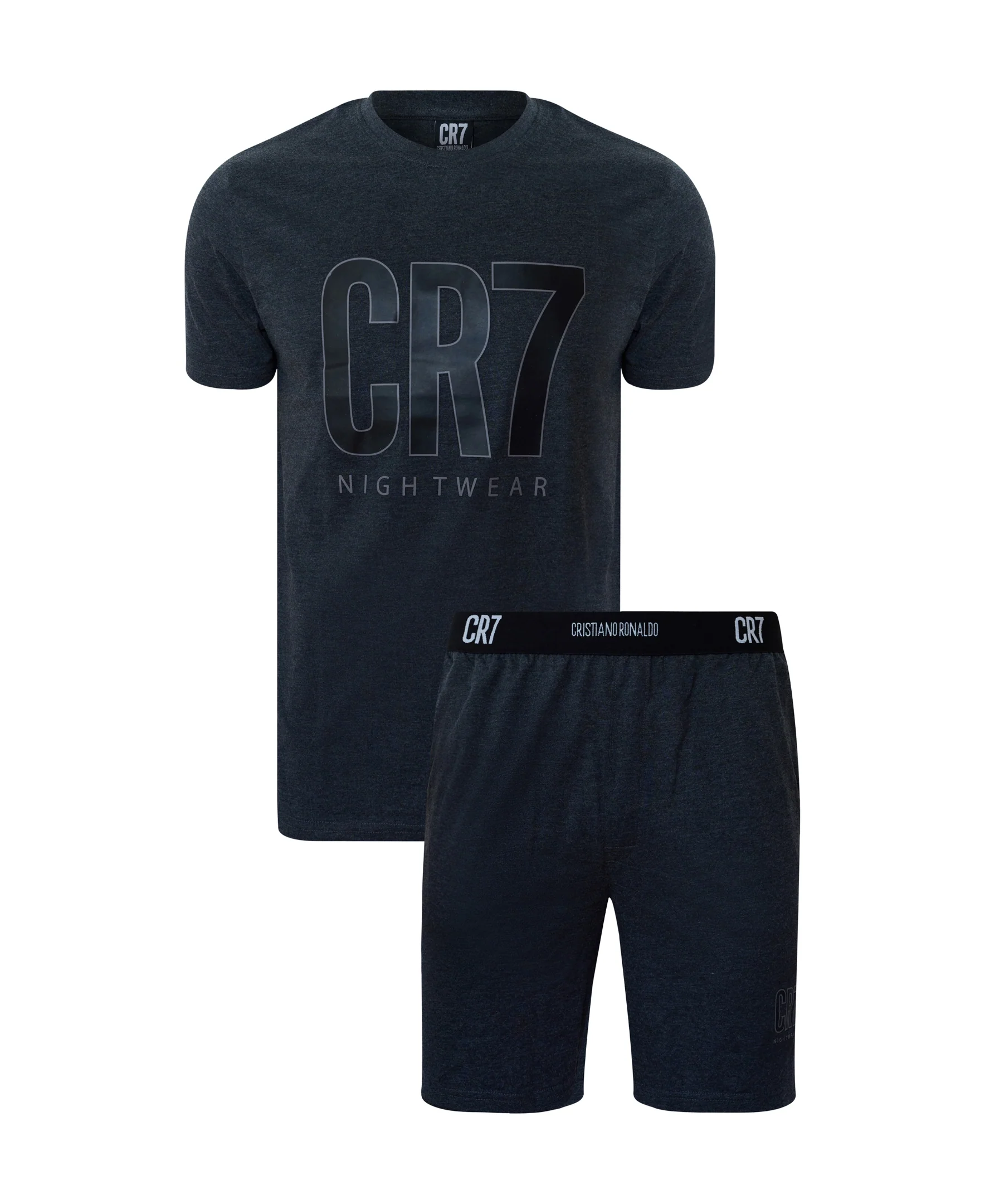 CR7 Men's Loungewear Set- Shorts, Short Sleeve with Gift Box - Image 3